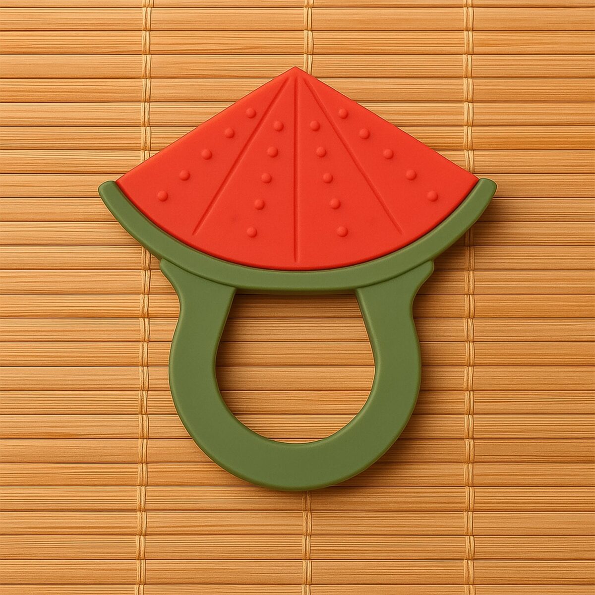 Baby Silicone Teether (1 Pc): Food Grade, Non-Toxic, Teething Relief (3 Months+) - Image 1