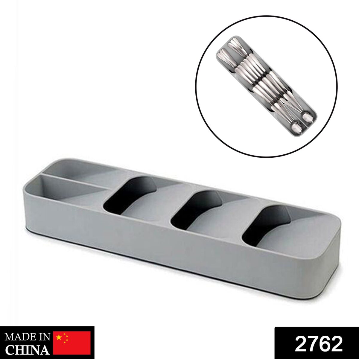 1 Pc Cutlery Tray Box Used For Storing Cutlery Items And Stuffs Easily And Safely. - Image 2
