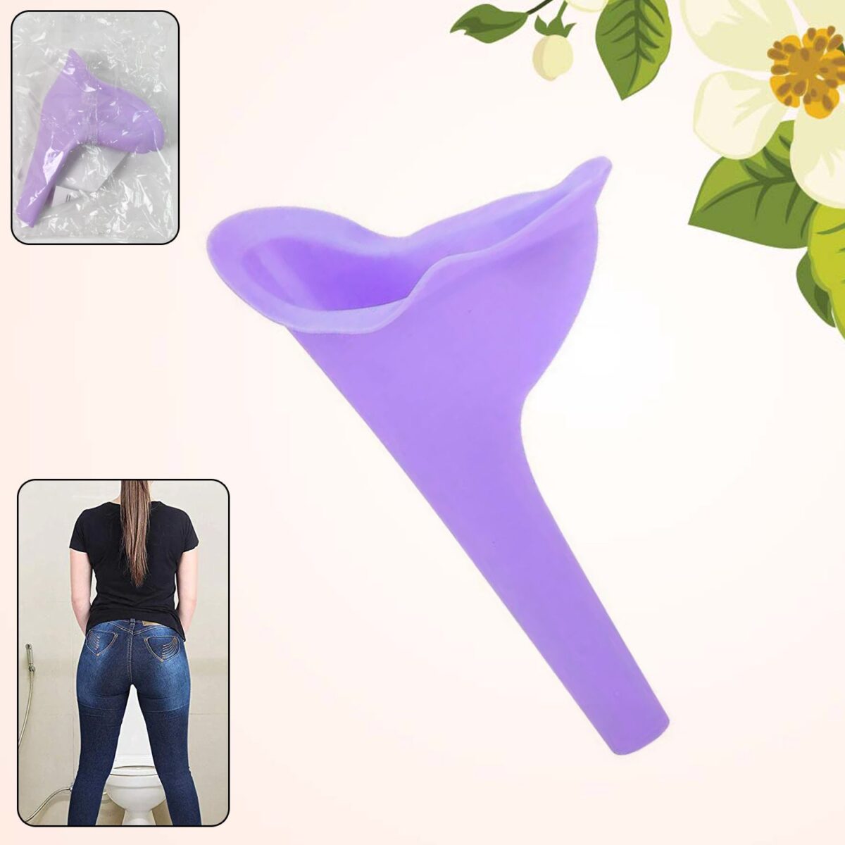 Stand And Pee Reusable Portable Urinal Funnel For Women - Image 1