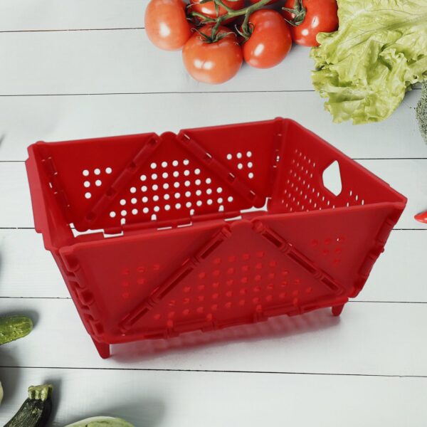 Storage Basket Box with Holes Ventilated Design (23Ã—20 Cm / 1 Pc)