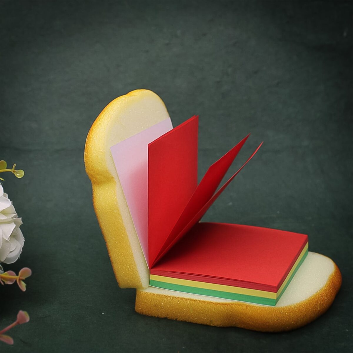 Sandwich Shaped Note  /  Sticky Notes  /  Memo Notes, Unique Mini Notes (Multicolor) - Image 1