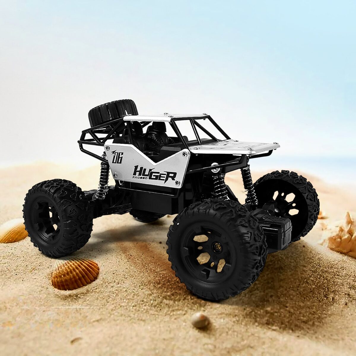 Rock Crawler Monster RC Truck All Terrain Stunt Racing Car Rechargeable Indoor Outdoor Toy Car - Image 1