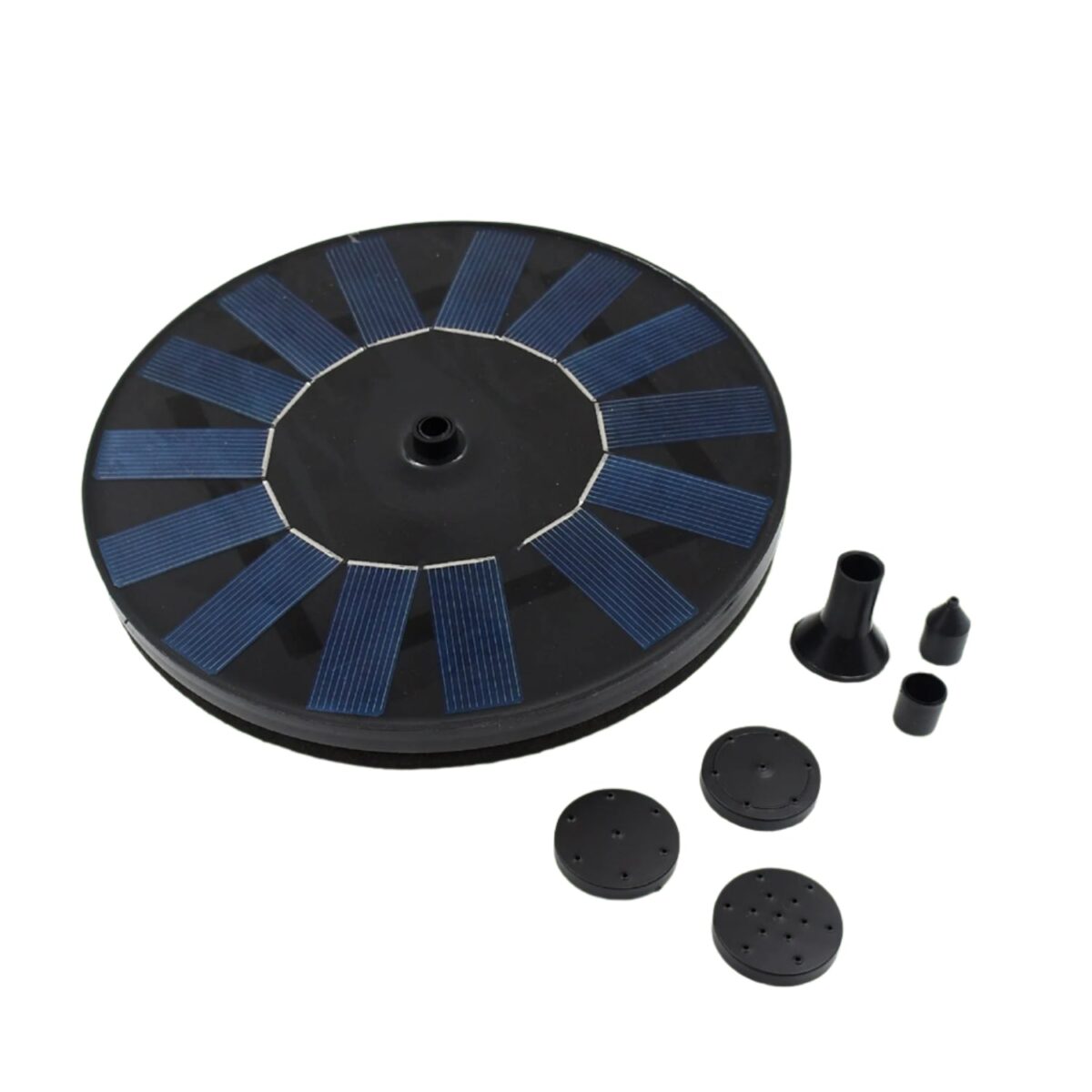 Fast Fountain by Pocket Hose - Solar-Powered - Instantly Adds a Water Feature Virtually Anywhere - 5 Spray Modes - No Installation or Batteries Required - Great for Bird Baths, Pools, Pond & More (1 Pc) - Image 1