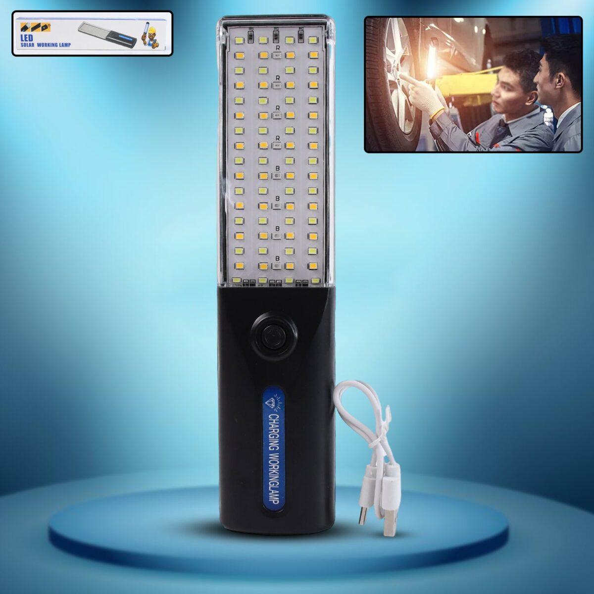 Portable Solar LED Lamp Light Emergency Work Light (1 Pc) - Image 1