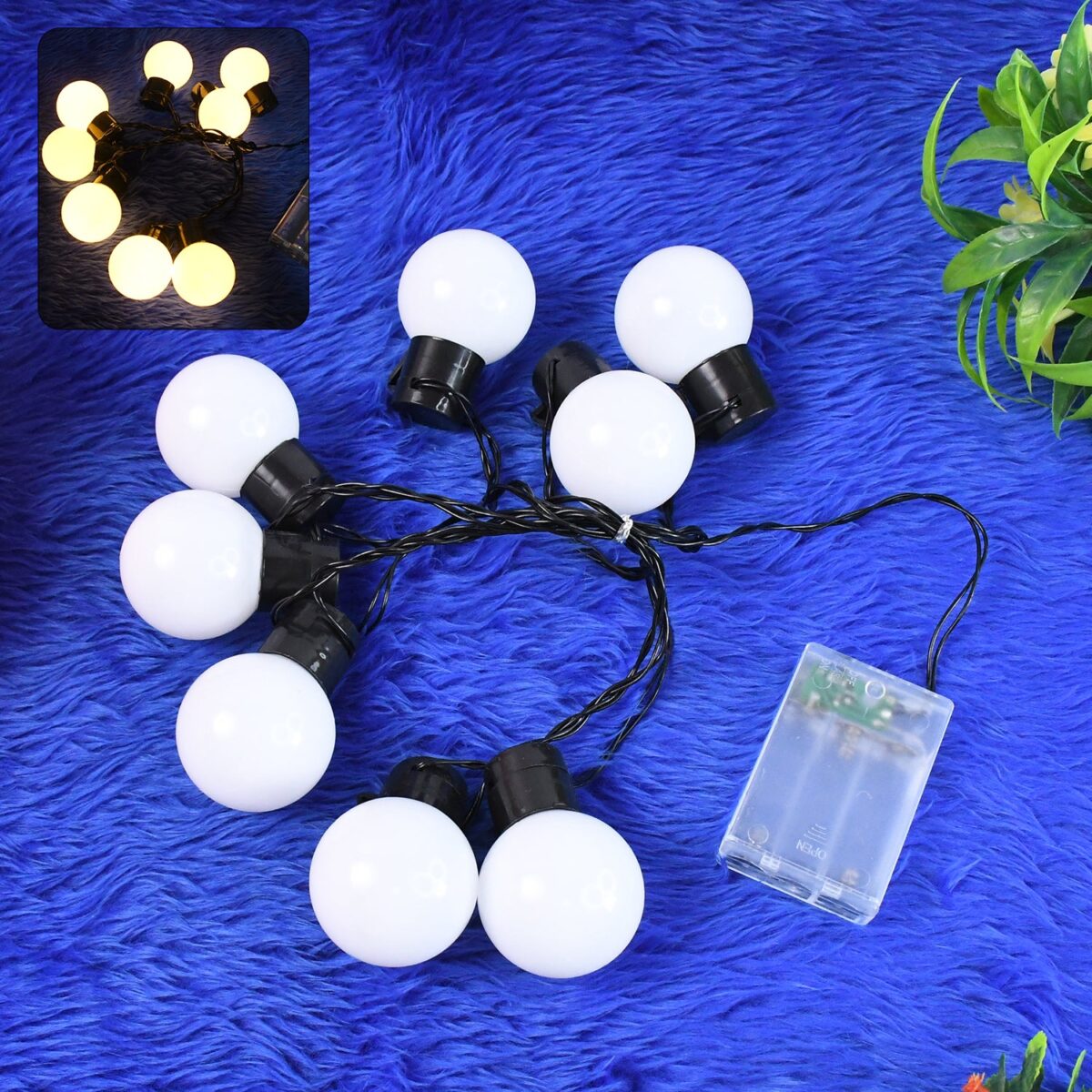 8 LED String Lights 3 Battery Operated (1 Pc / Battery Not Included) - Image 1