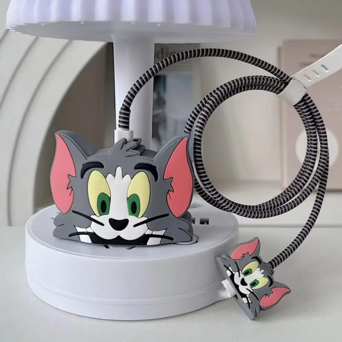 Cartoon Character Silicon Charger Case Cover For iP 18-20W (Mix Design / 1 Pc) - Image 1
