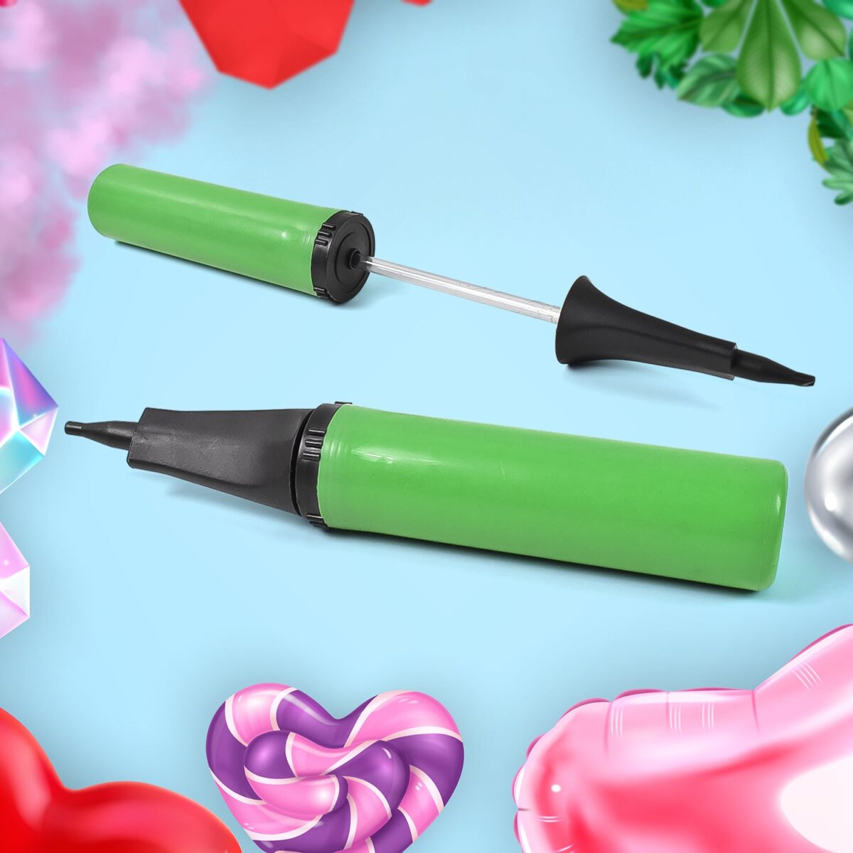 Pump for Balloons, Hand Pump, Air Pump Balloon, Robust Durable Plastic, for Party, Birthday, Wedding, Inflatable Toys - Image 7