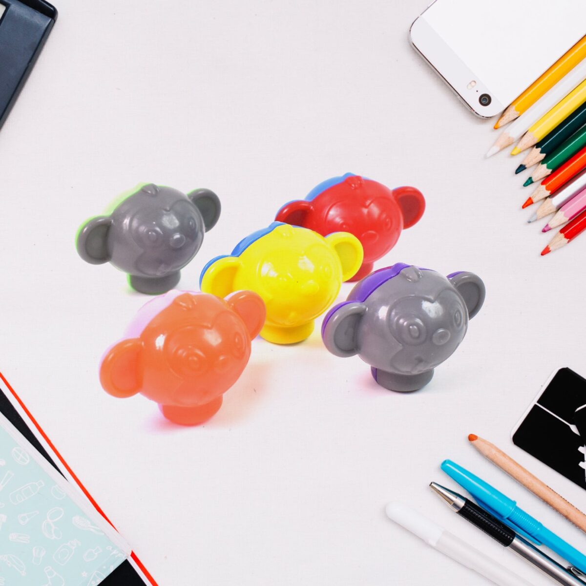 Cartoon / Money Shape Pencil Top Promotional toys (1 Pc / Mix Colour & Design) - Image 1