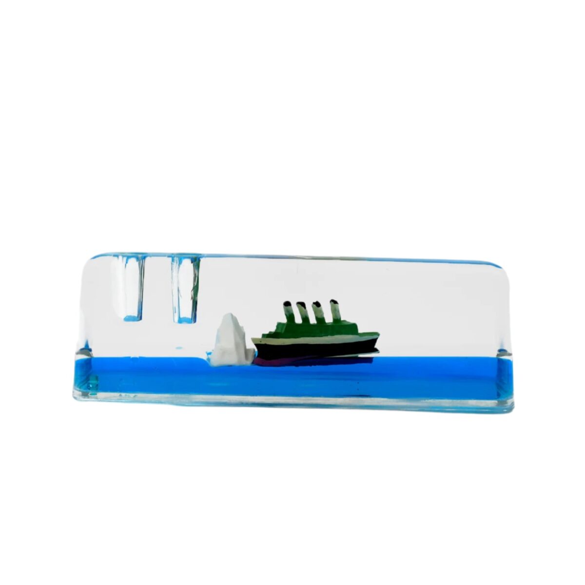 Car Interior Dashboard Decoration Floating Water Cruiser Ship (1 Pc) - Image 1