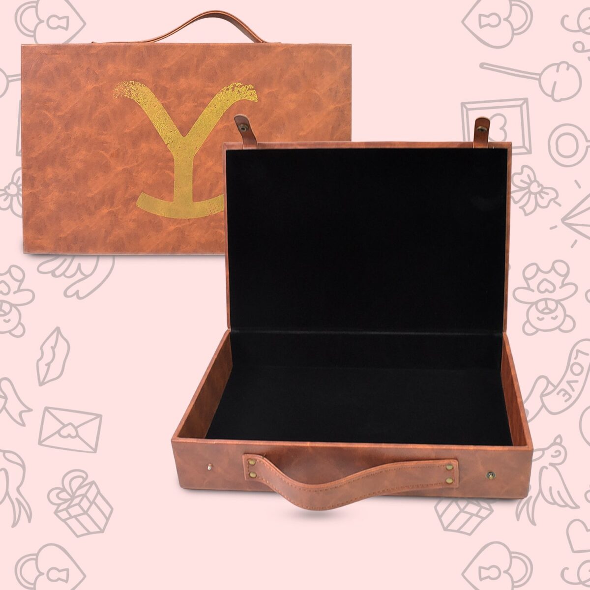 Multi Purpose Use Carrying Leather Case Briefcase (30Ãƒâ€”20 Cm / 1 Pc / B Grade) - Image 1