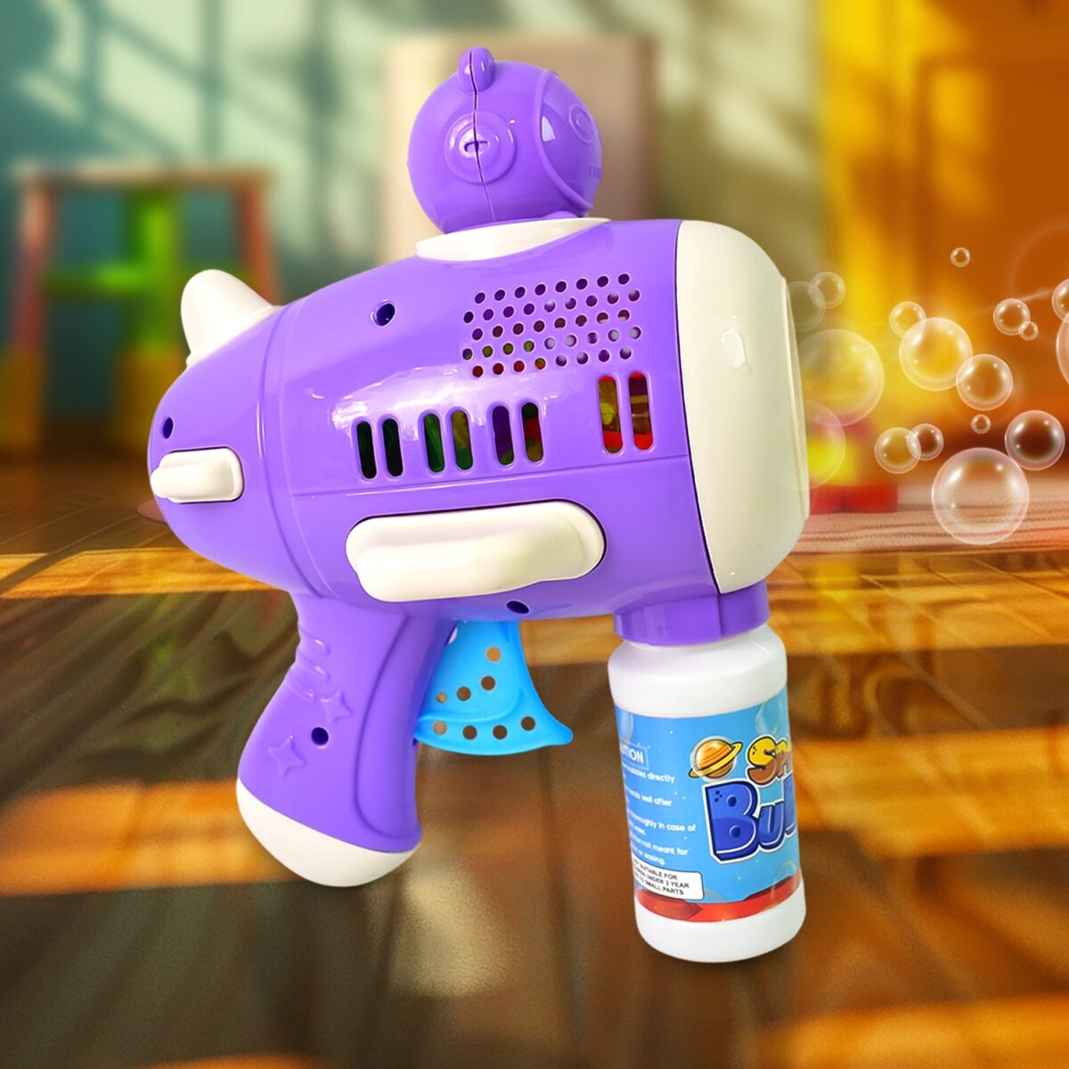 Space Bubble Gun Toy For Kids (with Solution) - Image 1