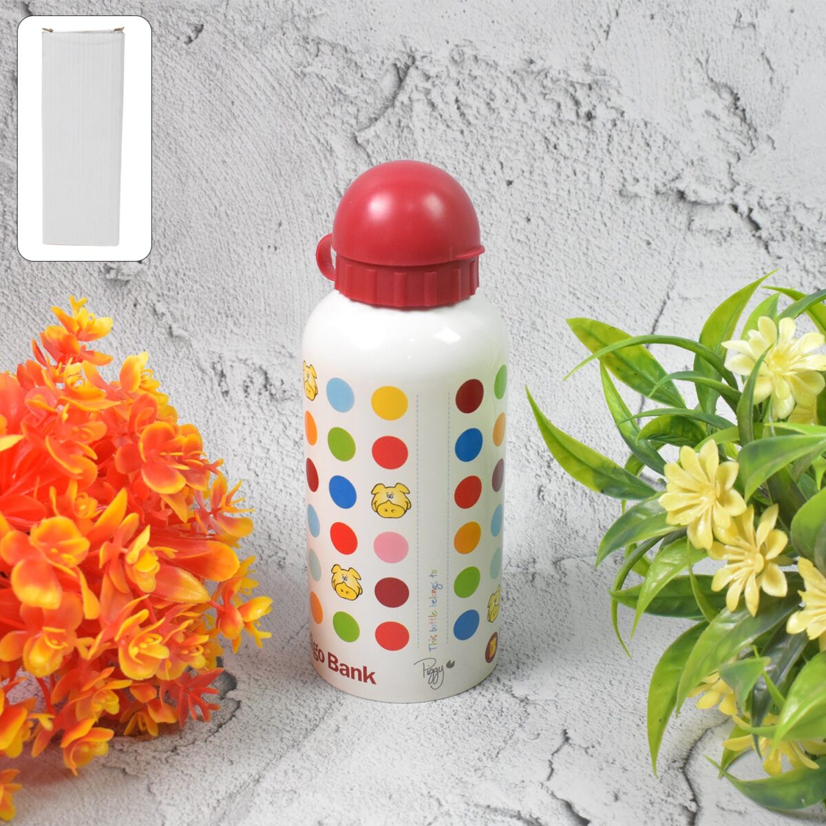 Aluminium, Metal Sports Water Bottle, 1 Pc (Capacity 350 ML Approx) - Image 1
