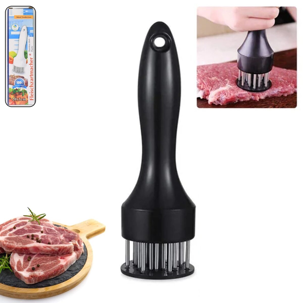 Meat Tenderizer Tool Stainless Steel Needle (1 Pc) - Image 1