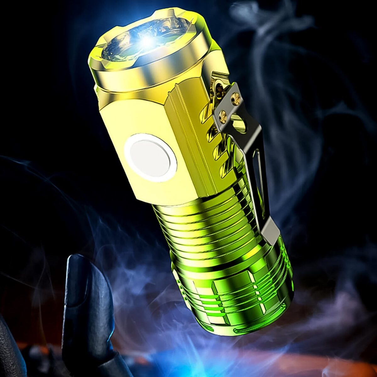 USB Chargeable Mini 3 LED Flashlight / Torch Light (1 Pc) - Image 1