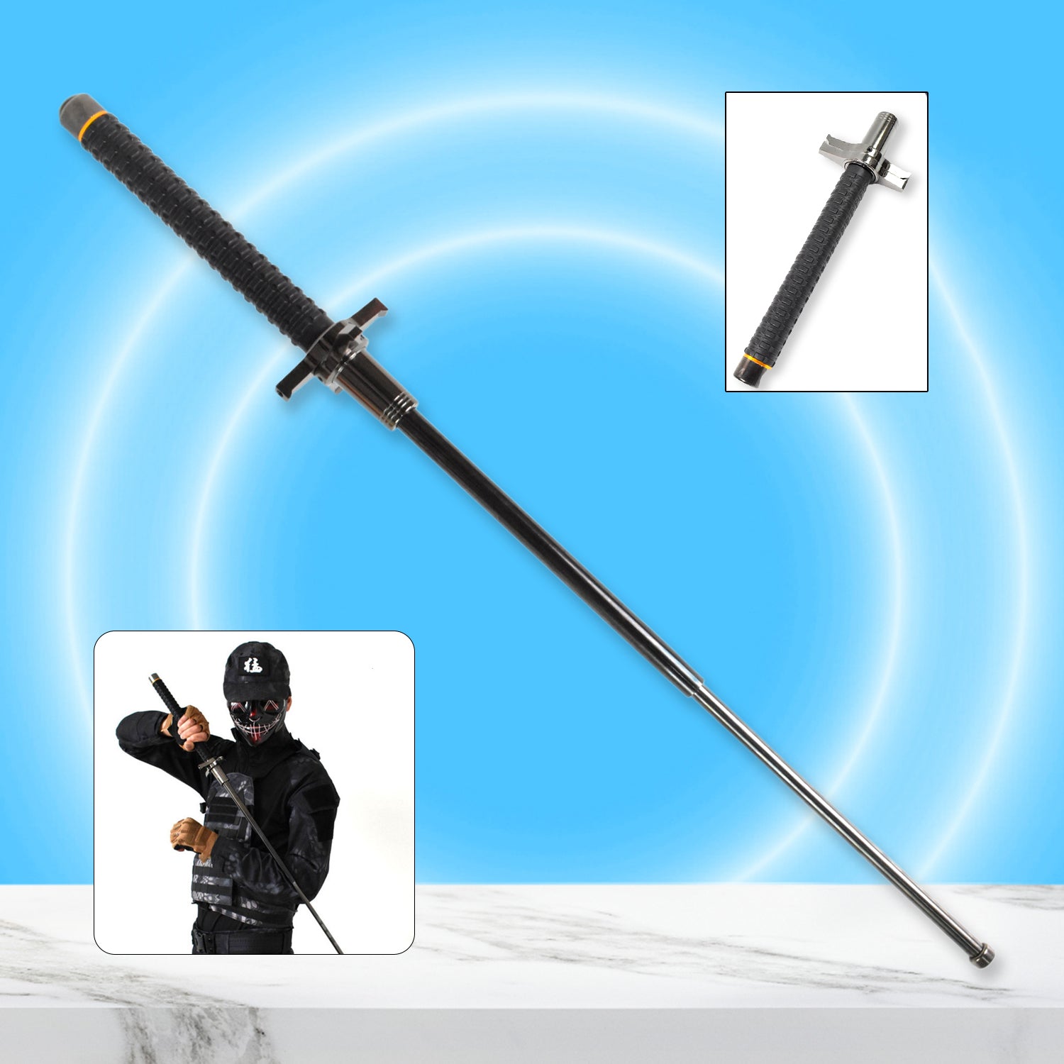 01_a268e9ca-e35d-4a42-8973-b58179a1b7a3.jpg Lightweight Folding Walking Sticks with Nylon Bag Cover (76 Cm) - Image 1