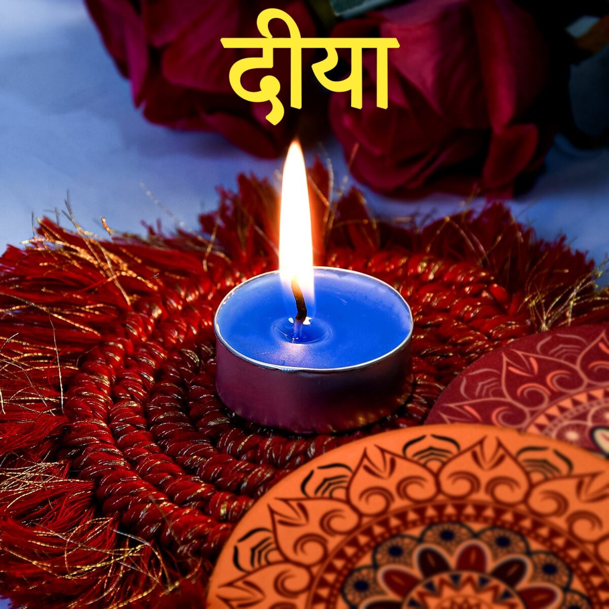 Tealight Diwali Candle Ã¢â‚¬â€œ Smokeless, Long-Burning, Mix Color (1 Pc / Mix Color) - Image 1