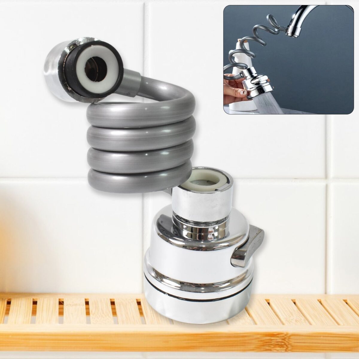 Water Faucet Extender Kitchen Faucet Sprayer Kitchen Sink Accessories Tools (1 Pc) - Image 1