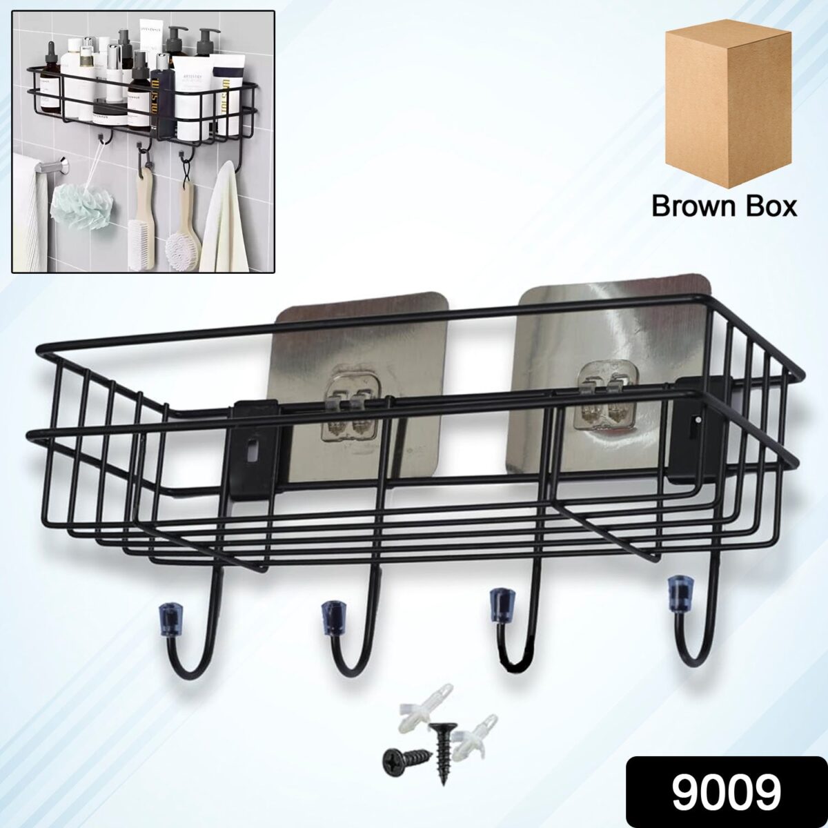 3 in 1 Shower Shelf Rack for storing and holding various household stuffs and items etc. - Image 2