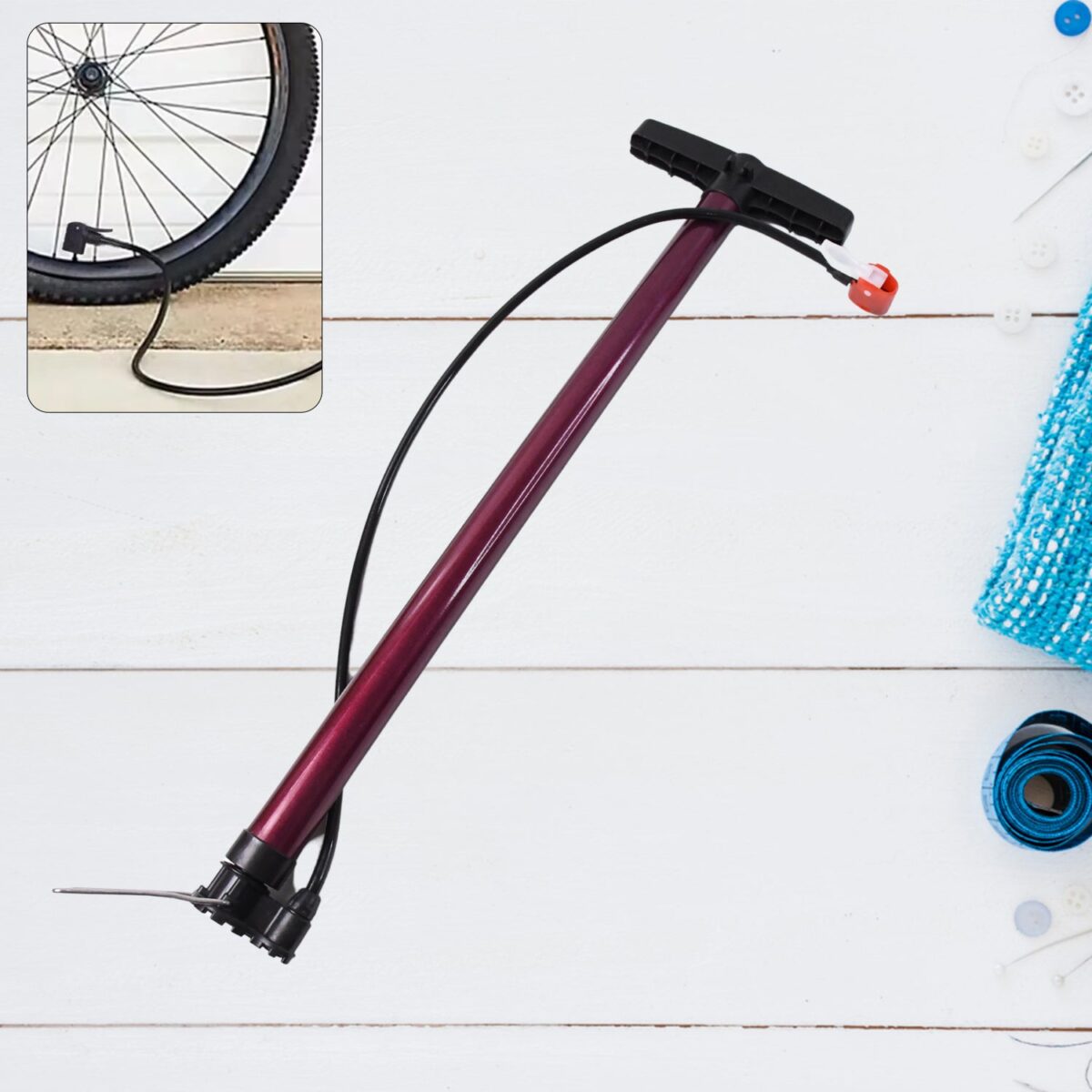 High Pressure Hand Air Pump with Dual Nozzle - Image 1