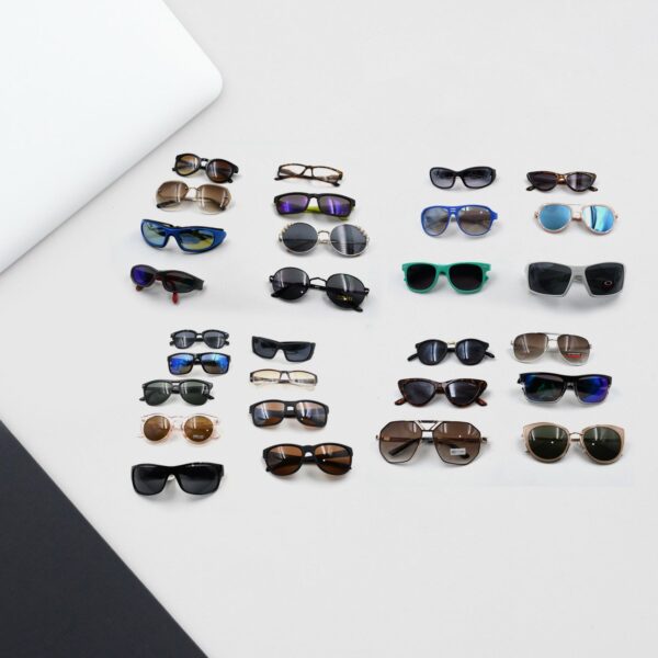 Mixed Design Sunglasses for Outdoor UV Protection (1 Pc)