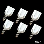 Adhesive Sticker ABS Plastic Hook Towel Hanger for Kitchen / Bathroom - Image 2