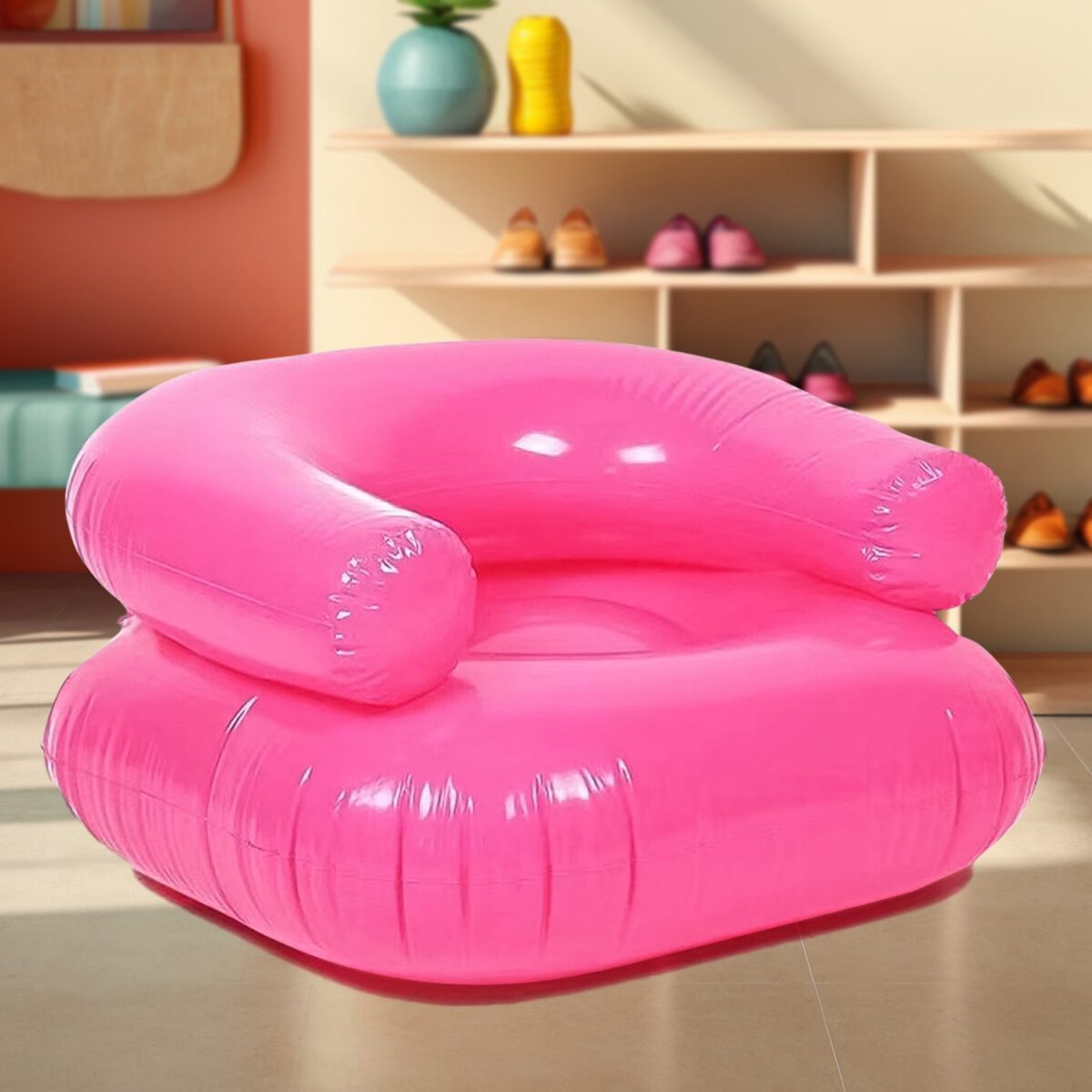 Inflatable Sofa Chair for Boys and Girls Suitable for Camping (28 Inch Approx / 1 Set) - Image 1