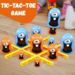 Tic-Tac-Toe Game, Gobble Game, Board Game Indoor (1 Set) - Image 5
