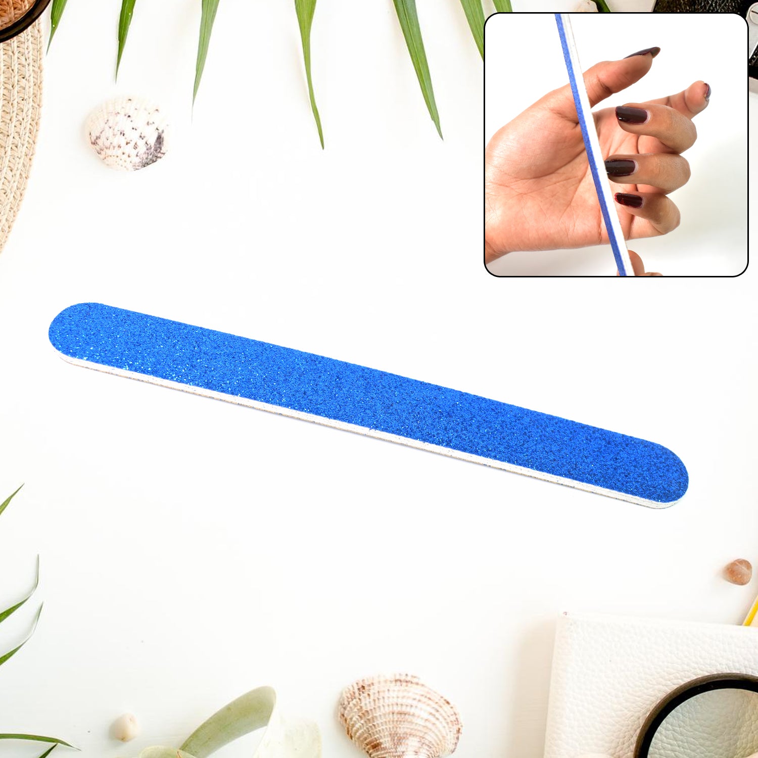 01_d10a9498-0611-4ece-acca-af4c03ea2fdd.jpg Professional Nail Filer Double Sided For Nail Shaper Nail File ( 18 cm ) - Image 1