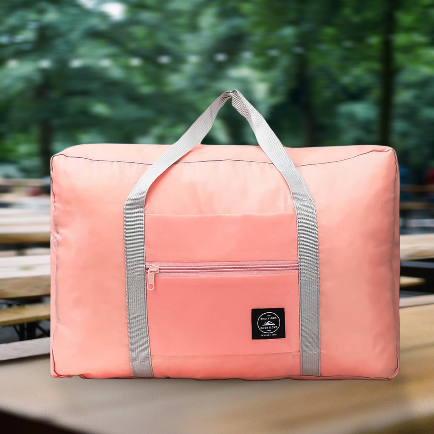 01_d4ebf834-81da-4933-8cbe-8793257c8960.jpg Large Capacity Luggage Bag, Foldable Waterproof Travel Bag (1 Pc / Mix Color) - Image 1