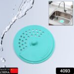 Drain Cover Round Rubber Anti-Odor Floor Drain Shower Waste Water Drainer Bathroom Filter Kitchen Sink Filter Silica Gel Hole Bath Plug For Toilet Kitchen Balcony 1pcs - Image 2