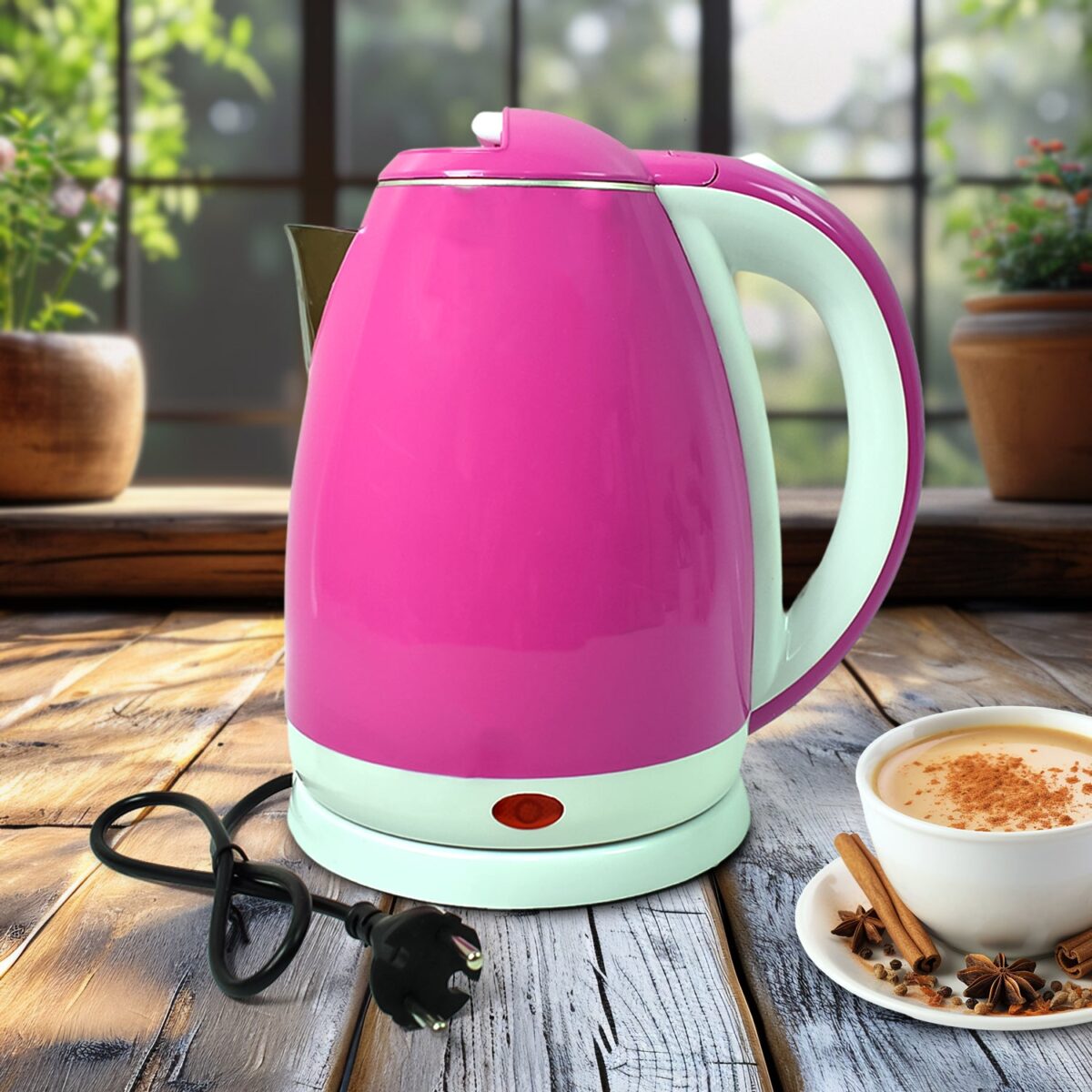 Stainless Steel Electric Kettle 1500 Watt (2 Ltr.) - Image 1
