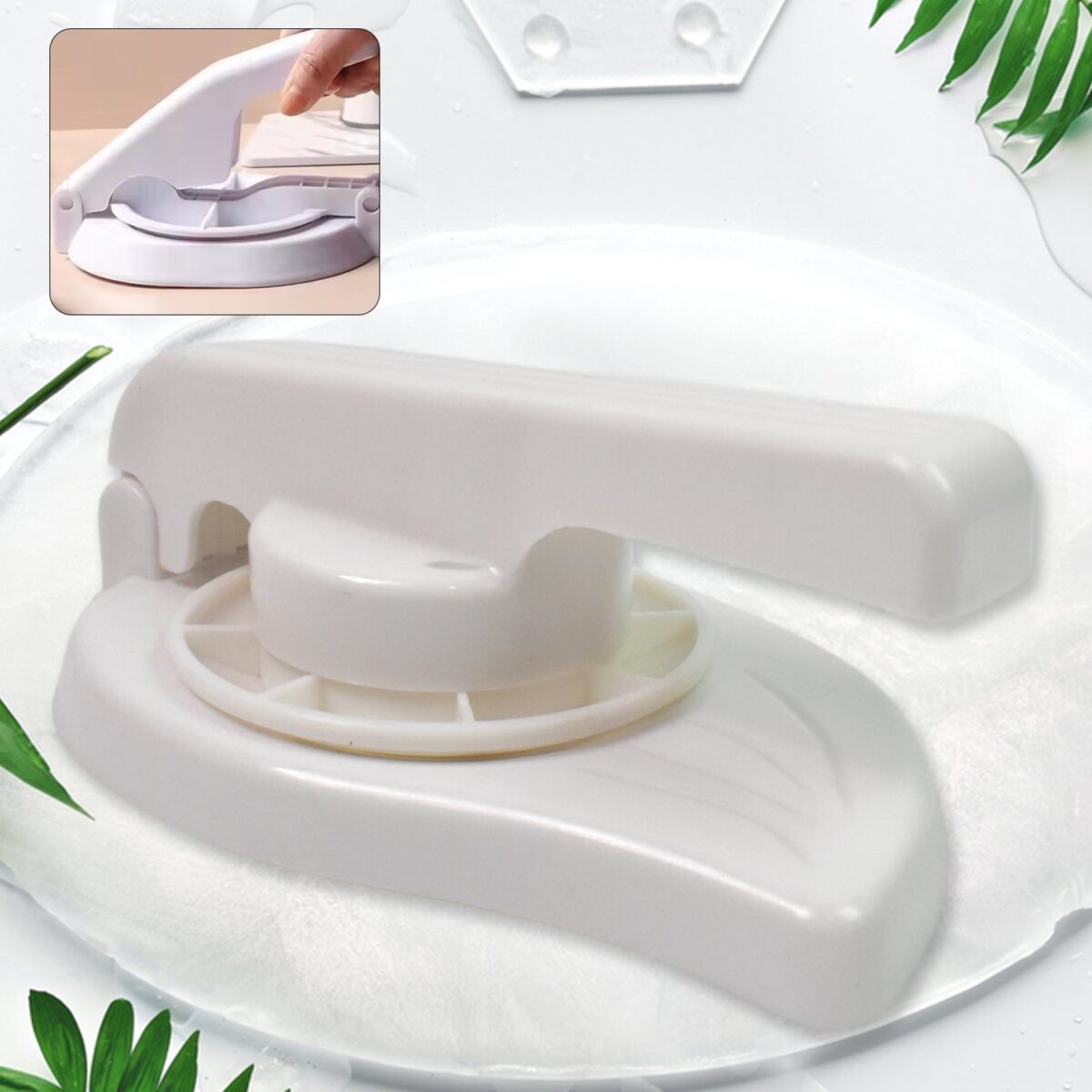 Plastic Puri Press Maker (1 Pc): Easy Chapati Roti Press (Kitchen) - Image 1