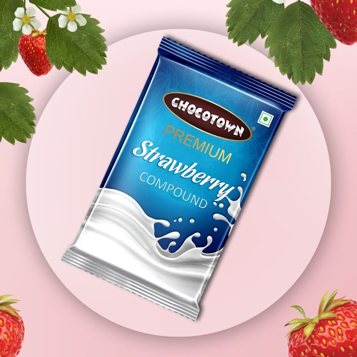 Chocotown Premium Strawberry Compound (500gm) - Image 1
