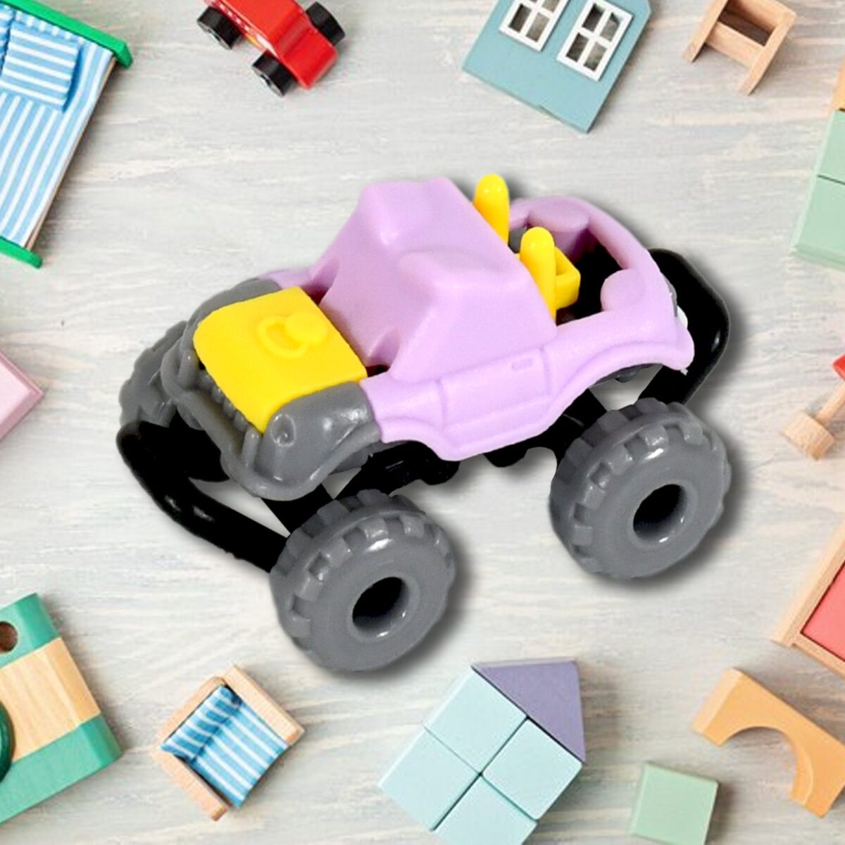 Mini Monster Trucks Friction Powered Cars for Kids Big Plastic Tires Baby Boys Super Cars Blaze Truck for Kids Gifts Toys - Image 4