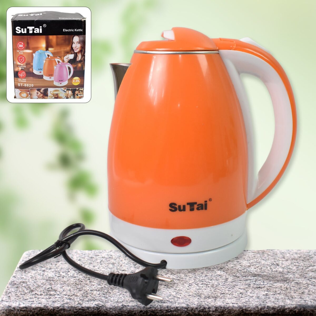 Electric Kettle Boil Dry Protection & Auto-Shut Off (1500-2000W / 2 Ltr.) - Image 1