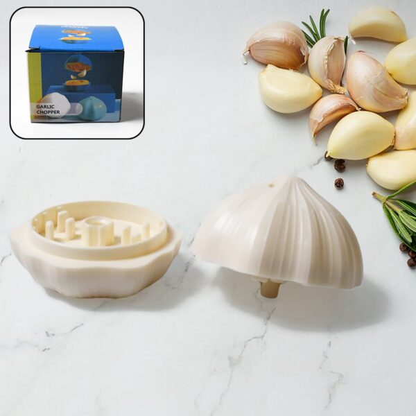 Garlic Press Sharpener Device â€“ Portable Manual Ginger, Chili & Garlic Crusher, Masher, Chopper & Grinder for Kitchen Use