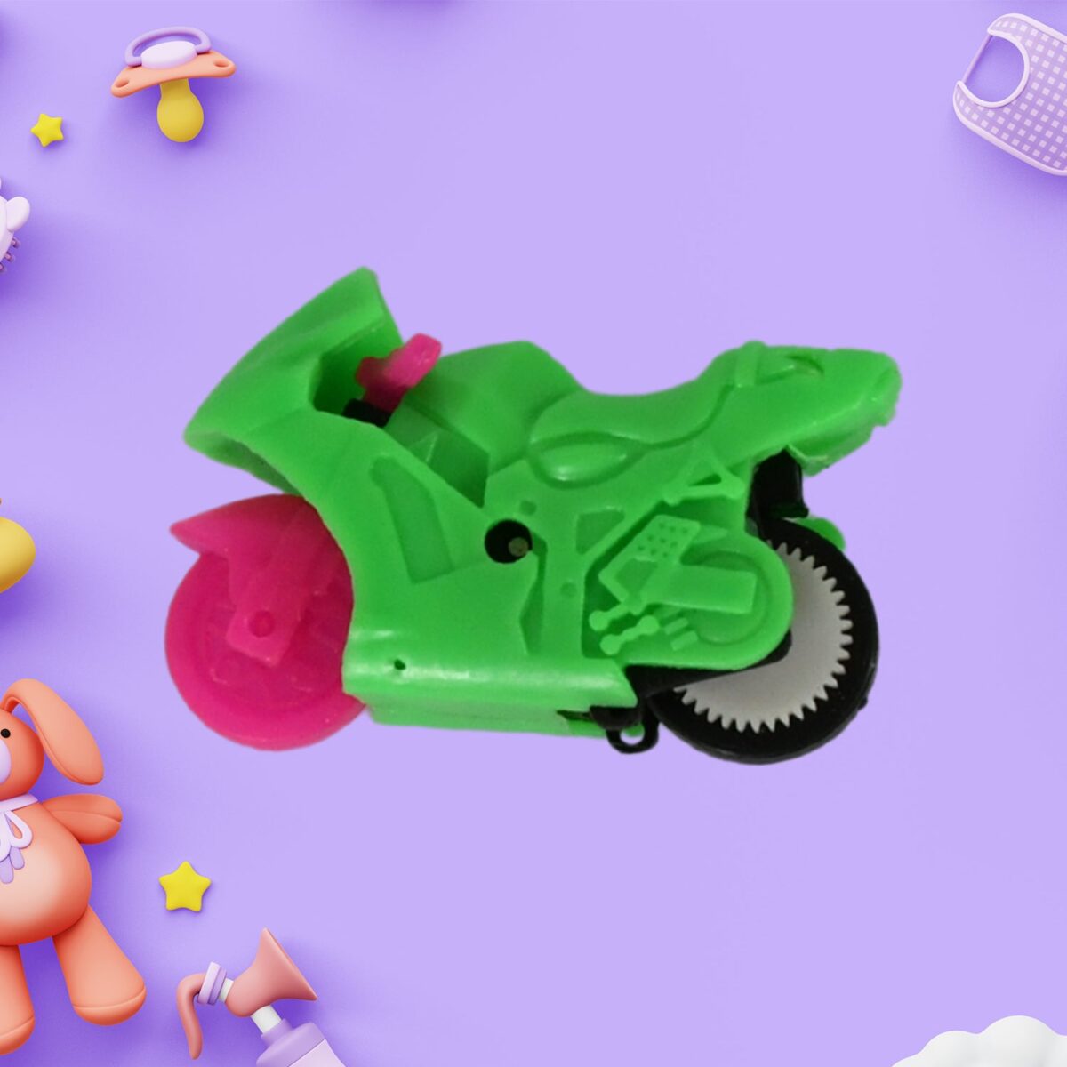 Pull Back Motorcycle Toys, Tiny Gift Latte Motorcycles Toy for Kids Boys Age 3-8 Year Old - Image 1