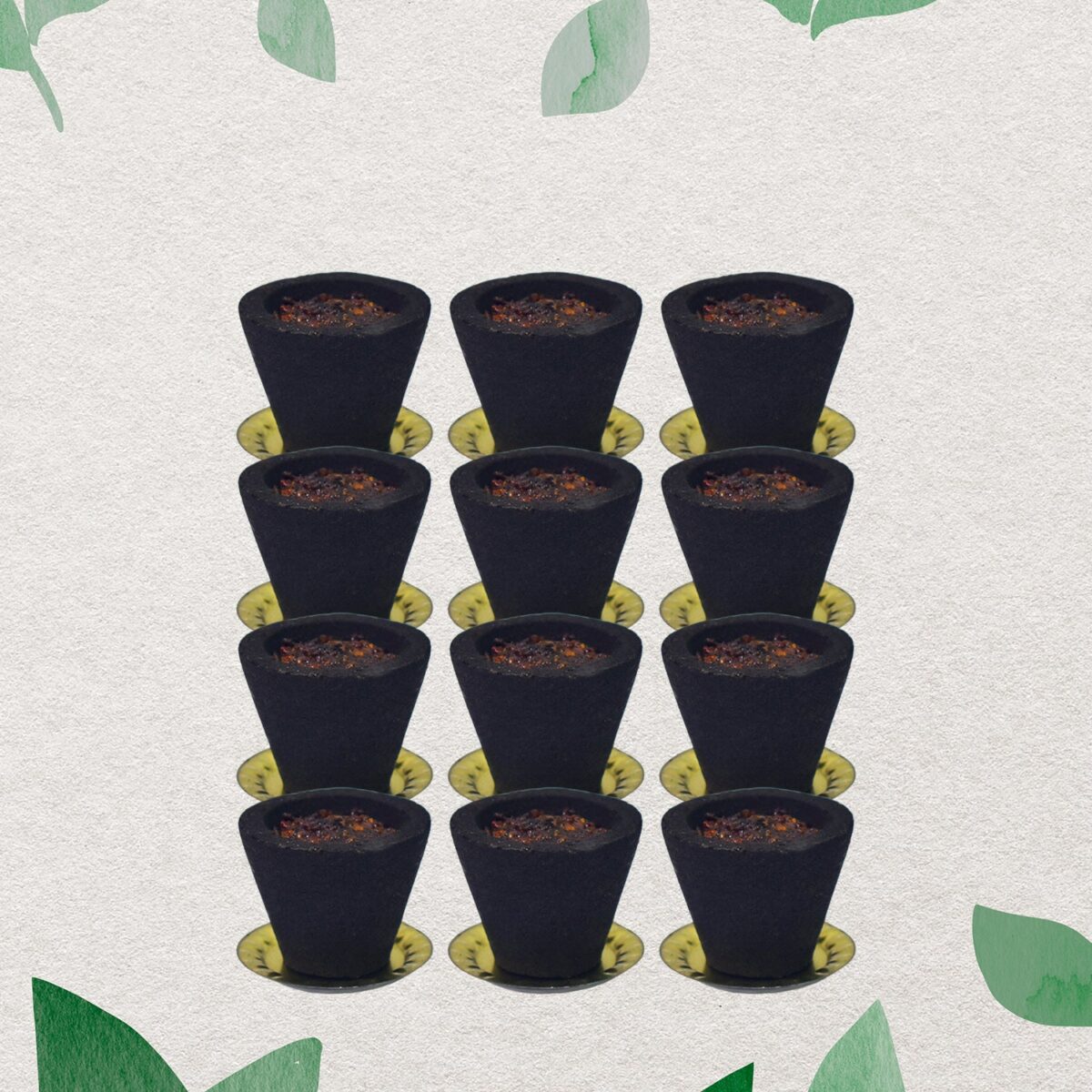 Premium Gugal Sambrani Cup Sambrani Havan Cups (12 Pcs Set) - Image 1