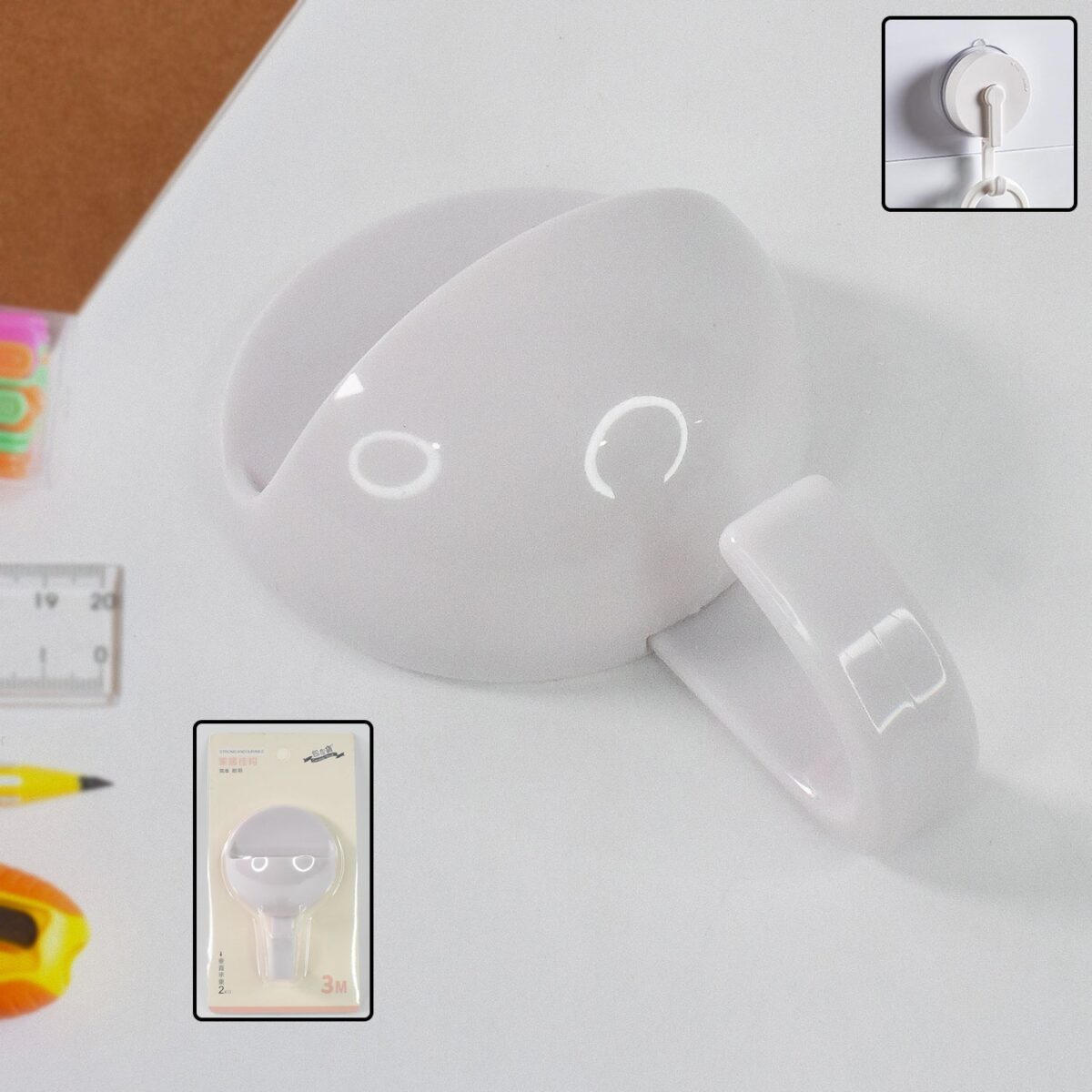 Multipurpose Strong&Hook Self-Adhesive hooks for wall Heavy&Duty Hook - Image 1