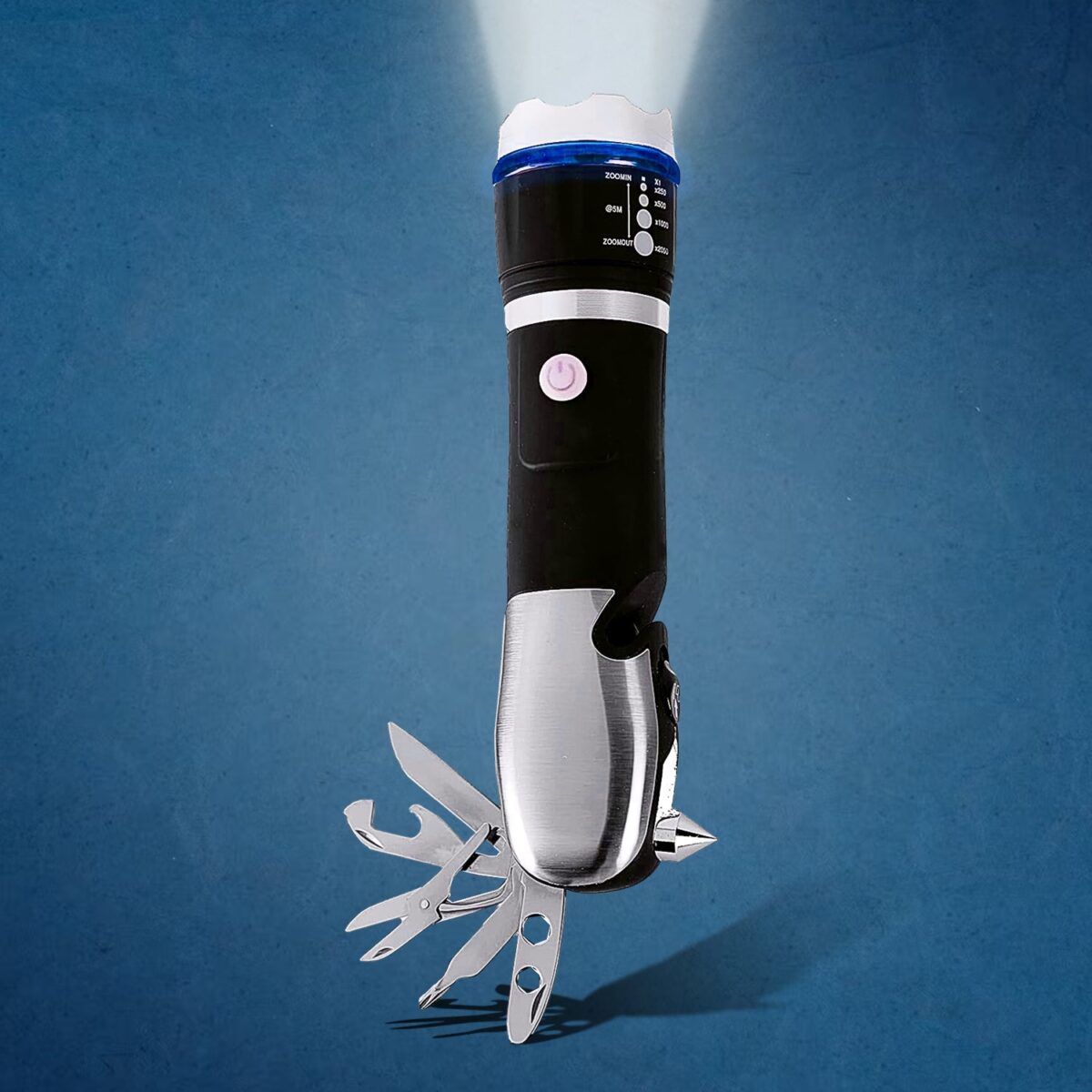 Battery Operated Multi Tool Led Flashlight, All in One Tool Light (1 Pc / Battery Not Included) - Image 5