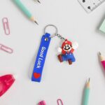 Cute Cartoon Silicone 3D Key Chain with Metal Hook & Strap (Pack of 1) - Image 2