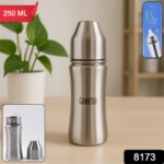 Ganesh Stainless Steel Baby Feeding Bottle, Milk Bottle for New Born / Infants / Toddler Up to 3 Years, BFA Free (250 ML Approx) - Image 2