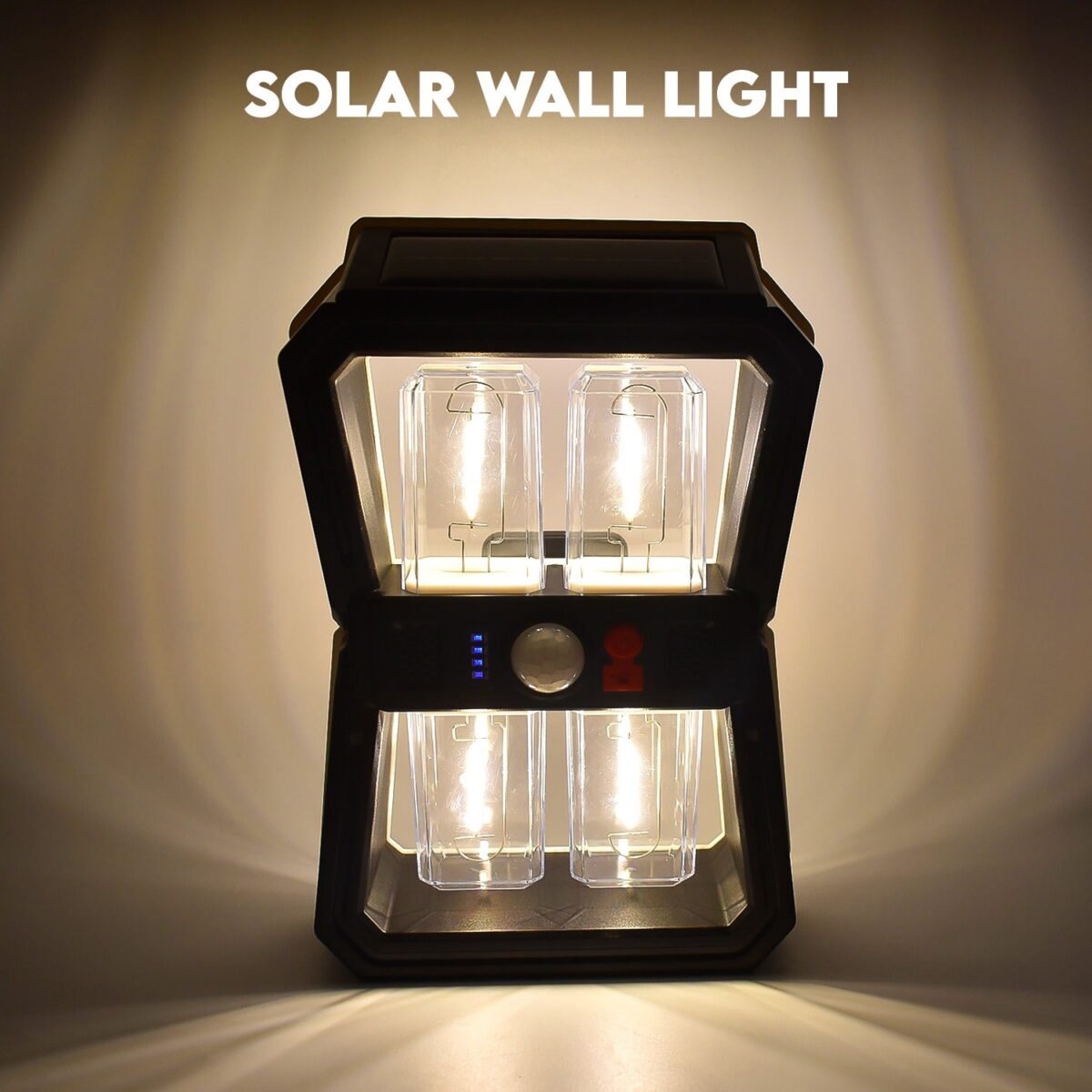Solar Wall Lantern Light with 3 Modes & Motion Sensor (1 Pc) - Image 1