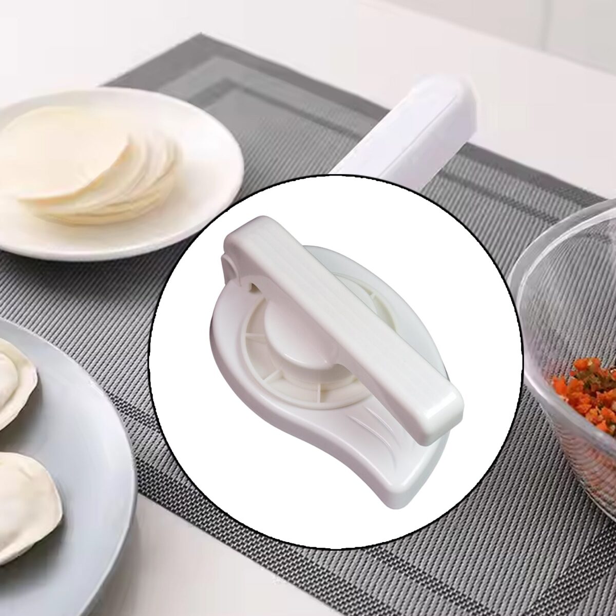 Plastic Puri Press Maker (1 Pc): Easy Chapati Roti Press (Kitchen) - Image 3