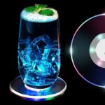 Colorful LED Cocktail Coaster, Round Ultra-Thin LED Drink Coaster (1 Pc) - Image 6