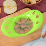 Multi Purpose Fruit Slicer Apple Cutter Regular With 8 Stainless Steel Blades Apple Slicer (1 Pc) - Image 3