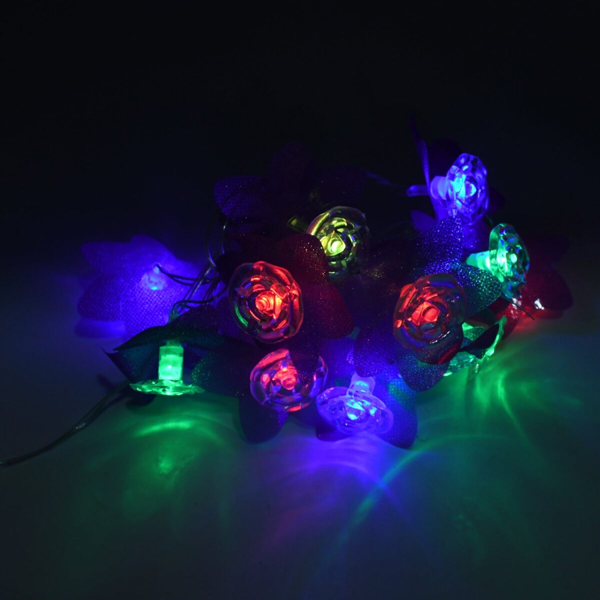 4Mtr Flower Design Home Decoration Electrical Series Light Home Decoration Diwali & Wedding LED Christmas String Light Indoor and Outdoor Light ,Festival Decoration Led String Light, Multi-Color Light (16L 4Mtr) - Image 3