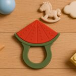 Baby Silicone Teether (1 Pc): Food Grade, Non-Toxic, Teething Relief (3 Months+) - Image 3