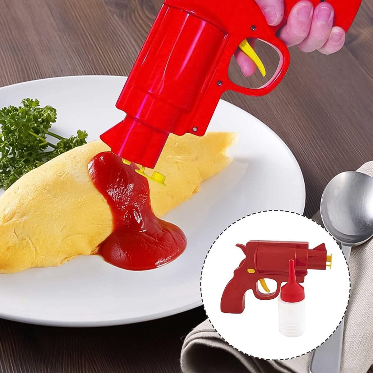 Ketchup Dispenser Mustard Bottle Gun (1 Pc) - Image 5