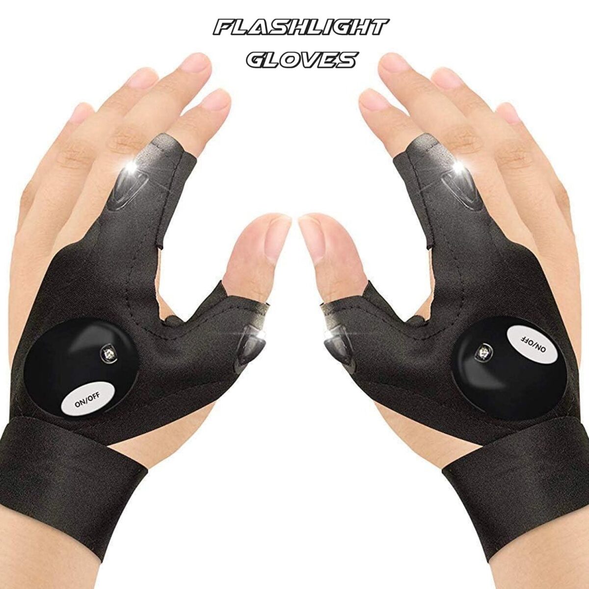 LED Flashlight Gloves Gifts for Men (Hand Gloves Light / 1 Pair) - Image 4